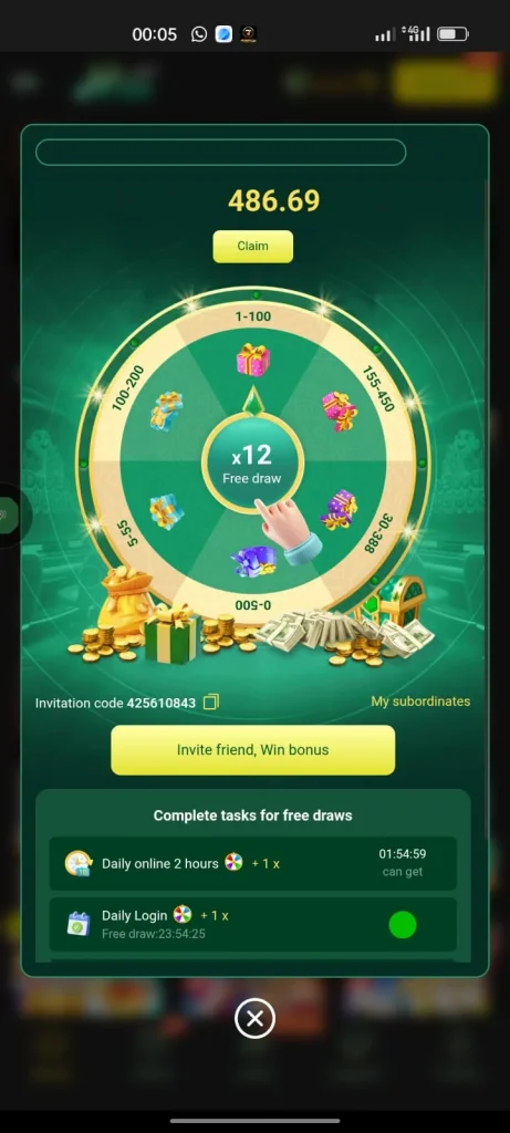 H555 Game Lucky Wheel